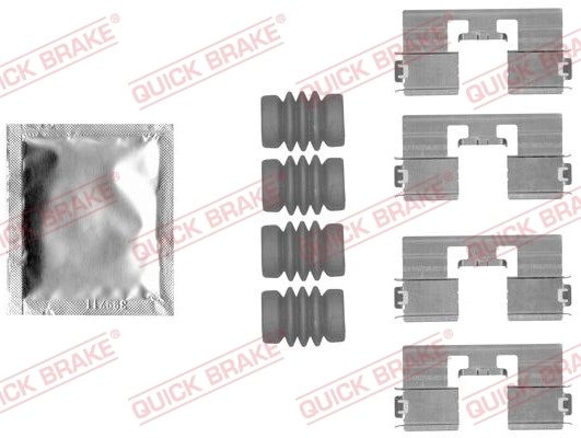 Accessory Kit, disc brake pad